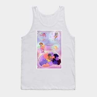 Brain Puzzle! Mental Health Awareness Tank Top